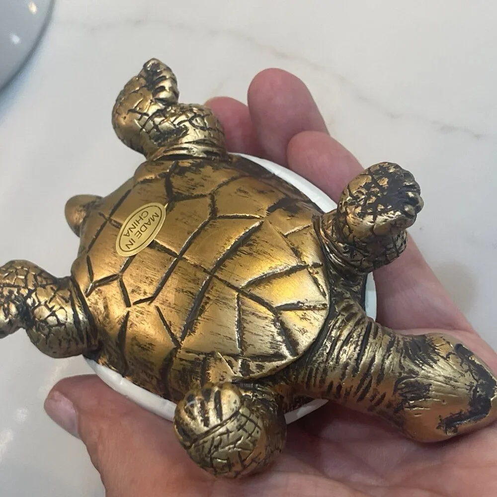 MacKenzie-Childs Turtle Pot Climber-NEW